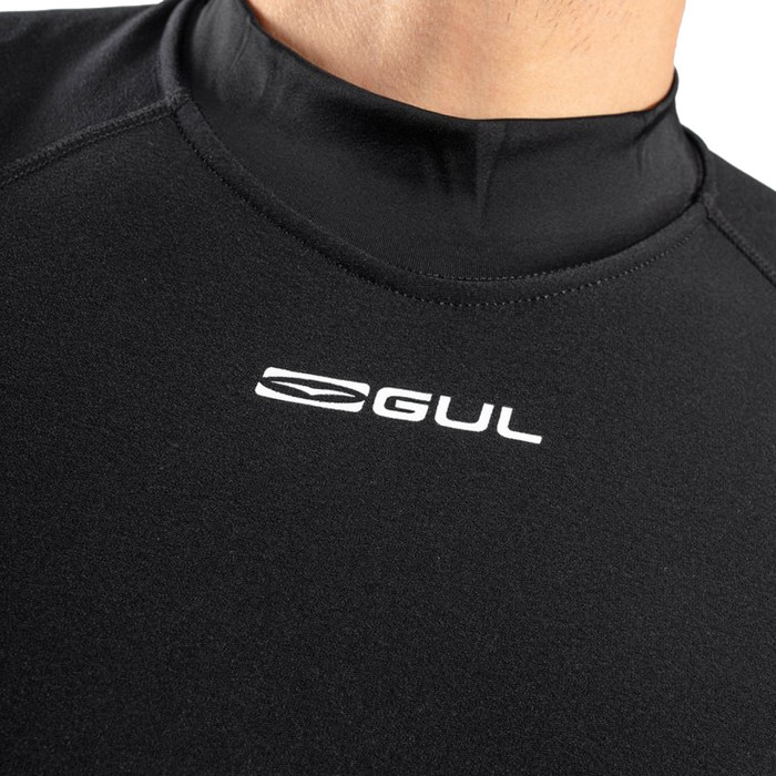 2024 Gul Mens Evotherm Thermal Long Sleeve Flatlock Top Ev0049-B9 Black